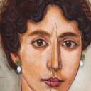 Mnisareti Dellaporta sells paintings online
