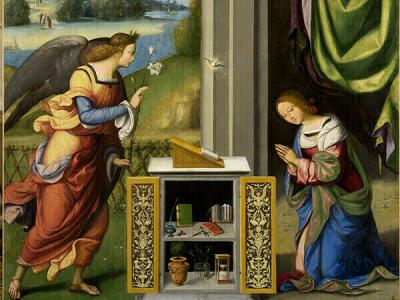 Cortocircuito. Dialogo tra i secoli - Attorno a Tiziano. L’annuncio e la luce verso il contemporaneo. Garofalo, Canova, Fontana, Flavin - Italia - Veneto - Venezia - 102068