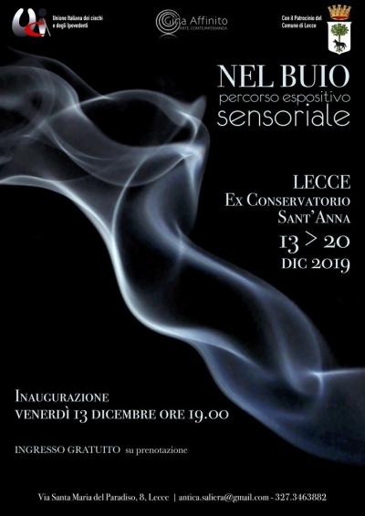 NEL BUIO | percorso espositivo esperenziale - Italia - Puglia - Lecce - 194955