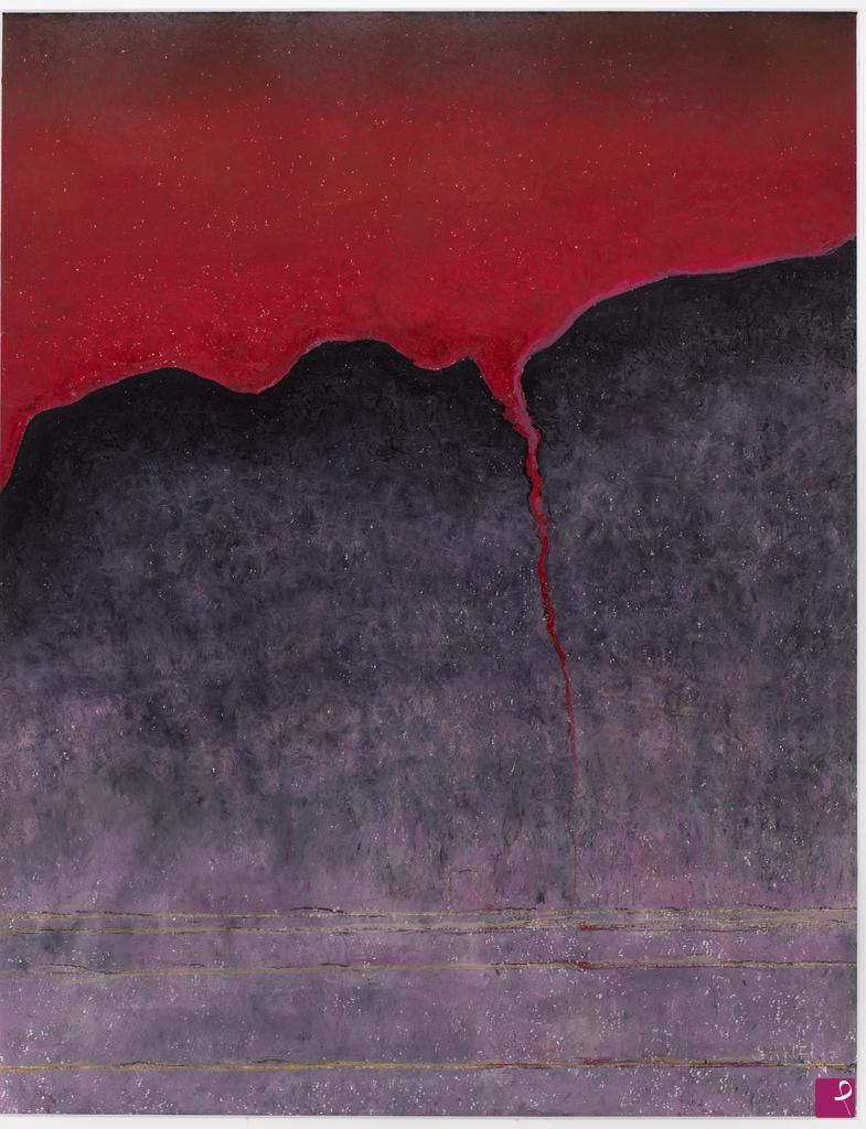 quadri in vendita online - 0173     " Rosso discreto "