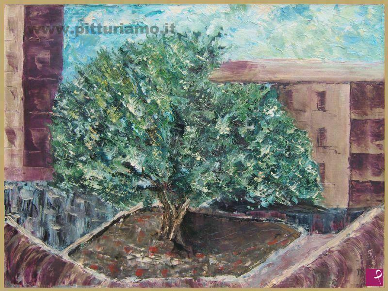 quadri in vendita online - 04-00 un albero