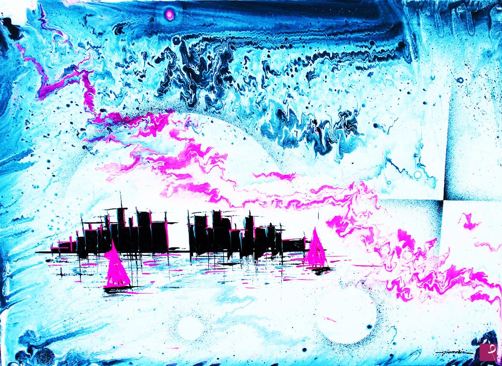 quadri in vendita online - 187 - little pink moon
