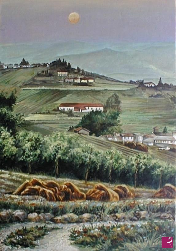 quadri in vendita online - 241VVC 	Veduta delle langhe  