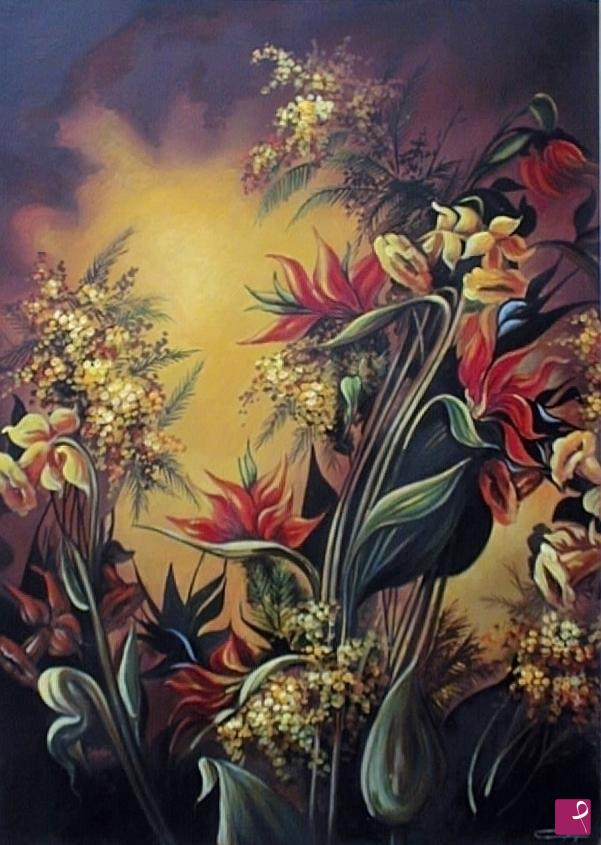 quadri in vendita online - 249	VVC      Fiori 