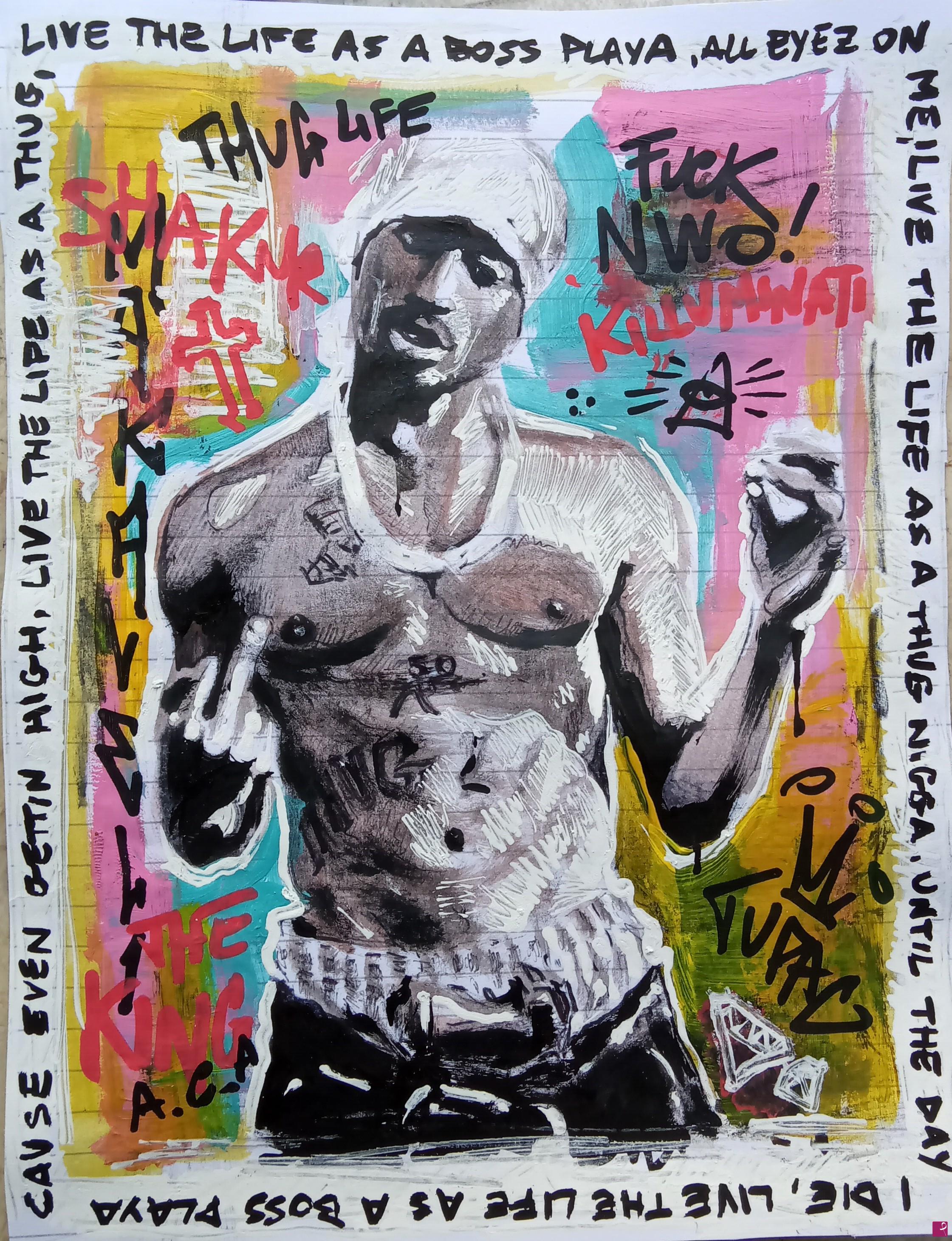 quadri in vendita online - "2pac"