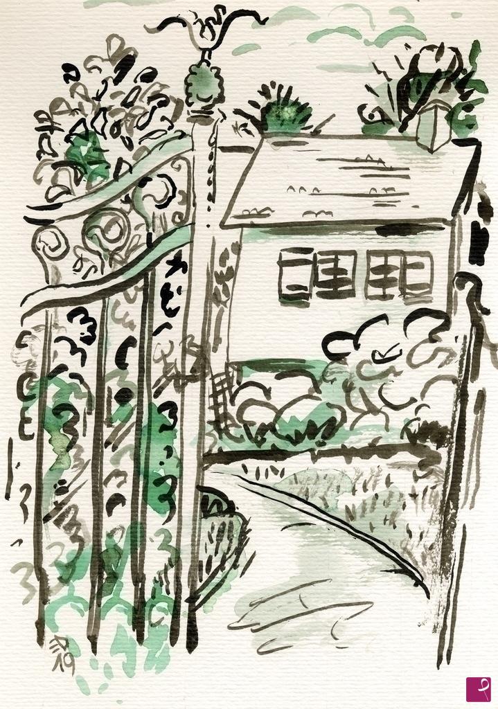 quadri in vendita online - 492. - Casa e giardino (House & garden), 2019