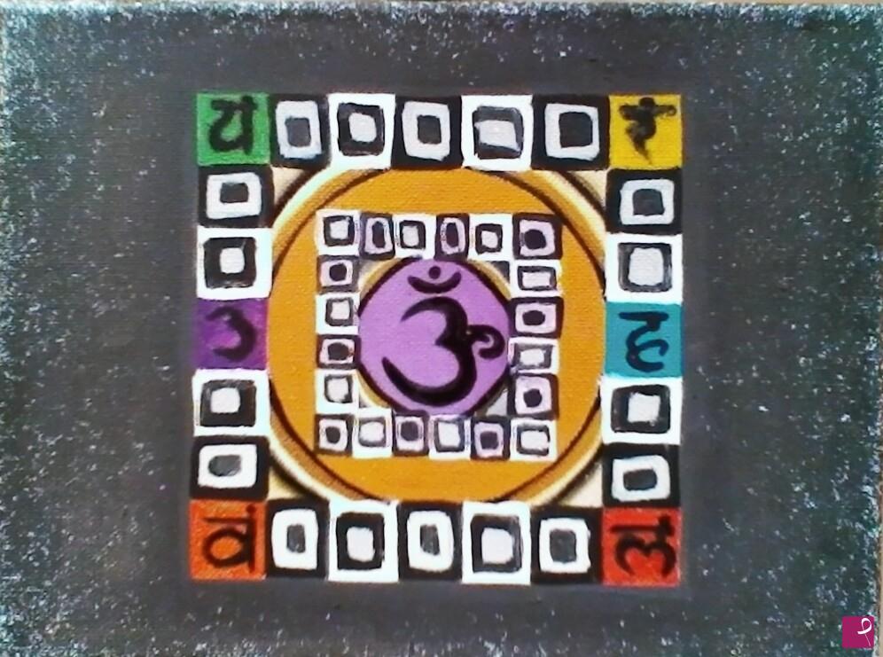 quadri in vendita online - 7 CHAKRAS MANDALA