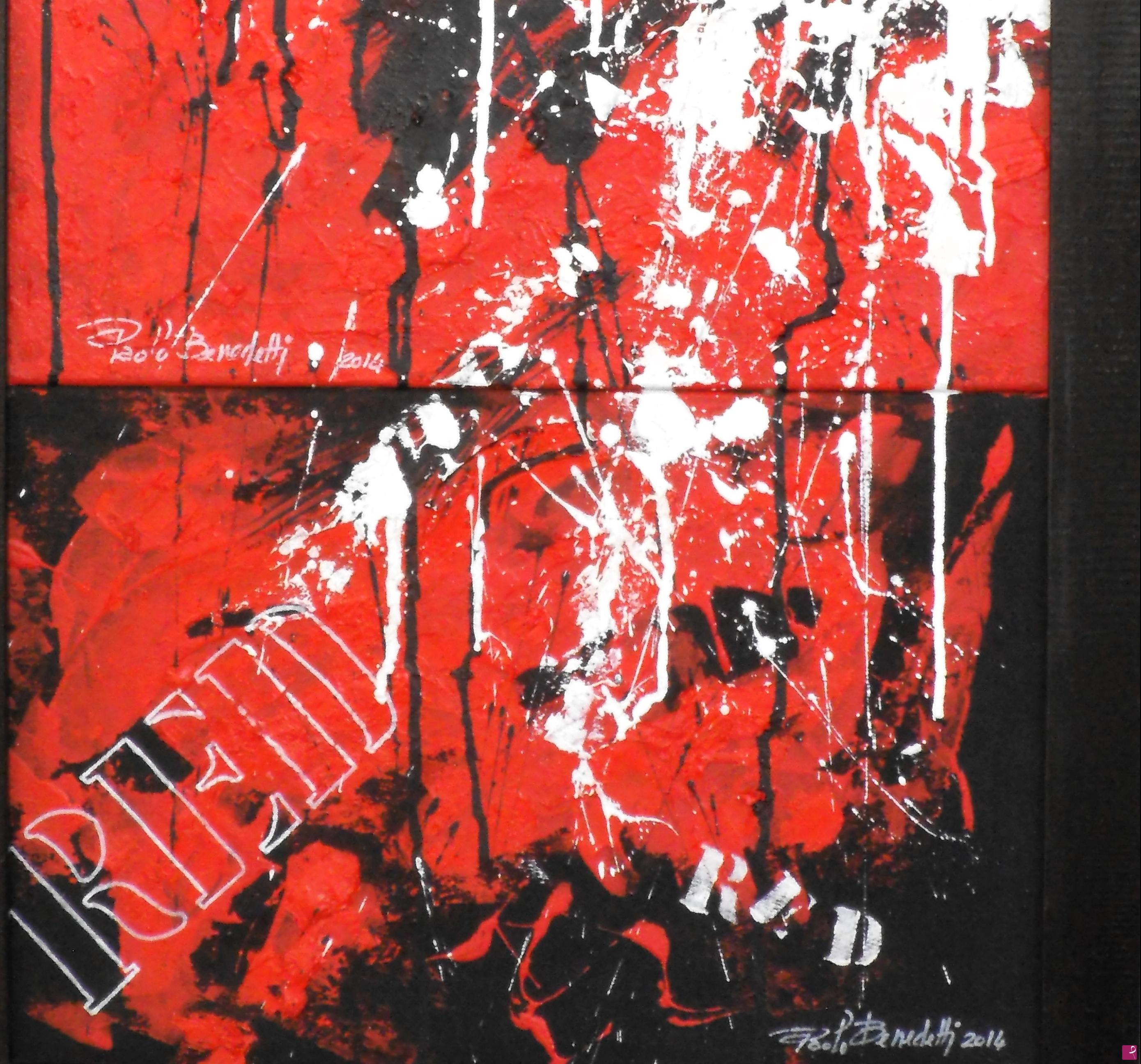 quadri in vendita online - 847 - DNA Red and White
