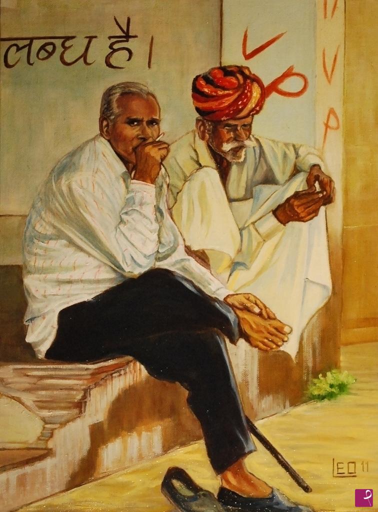 quadri in vendita online - a Mandawa (Rajastan)