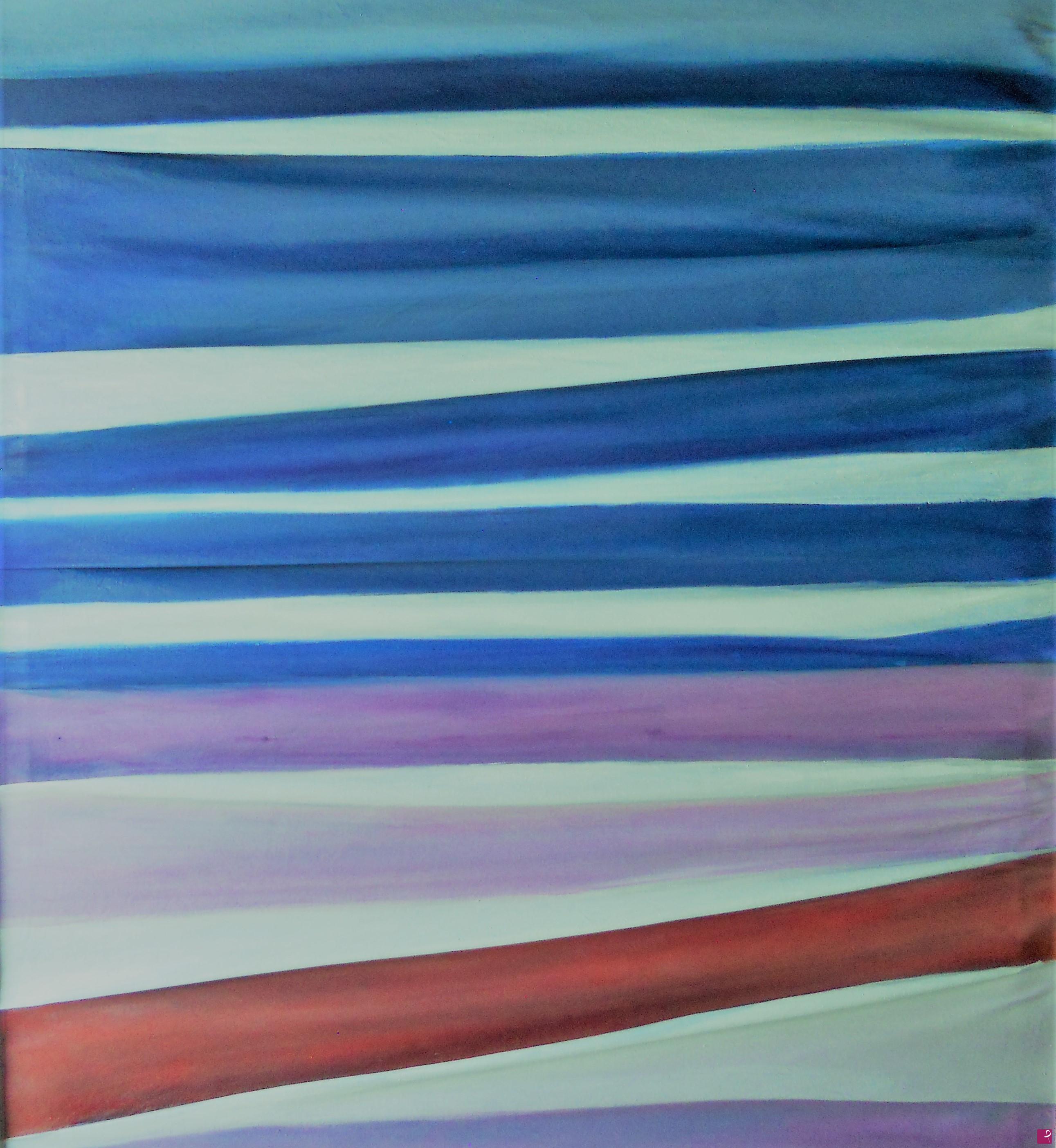 quadri in vendita online - A window  in front  of the sea