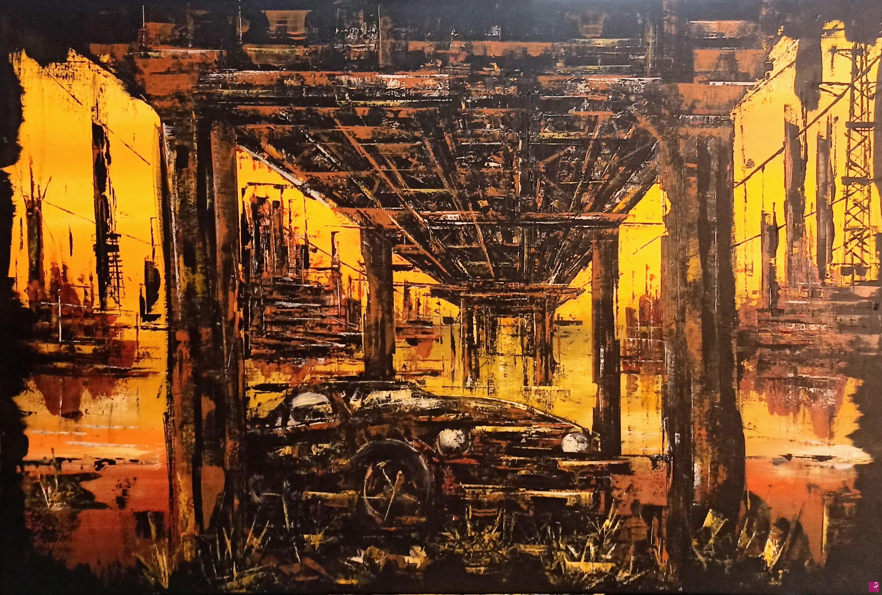 quadri in vendita online - Abandoned crust 