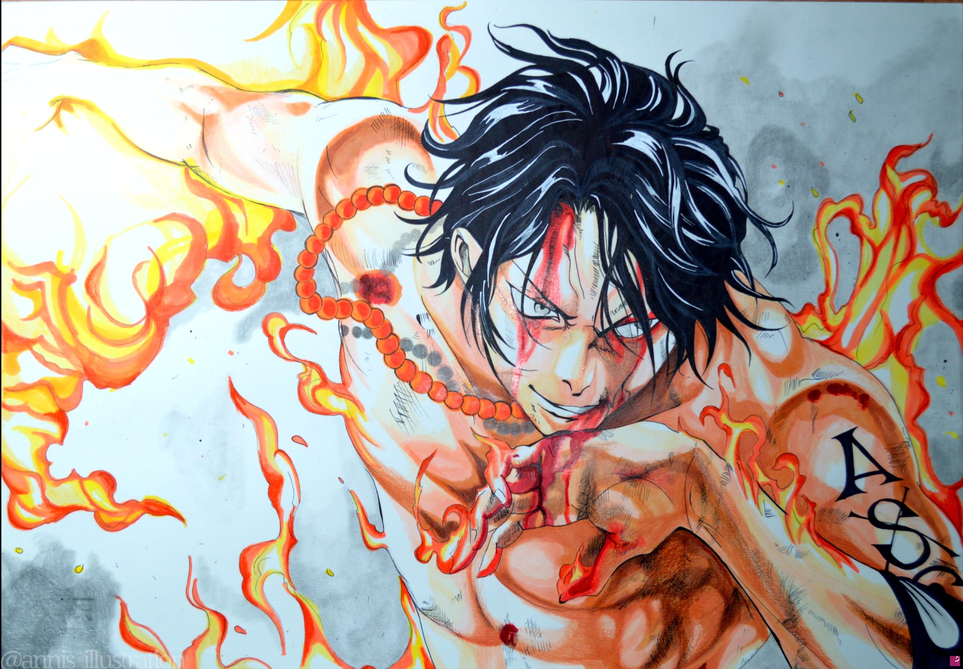 quadri in vendita online - ACE (ONE PIECE)