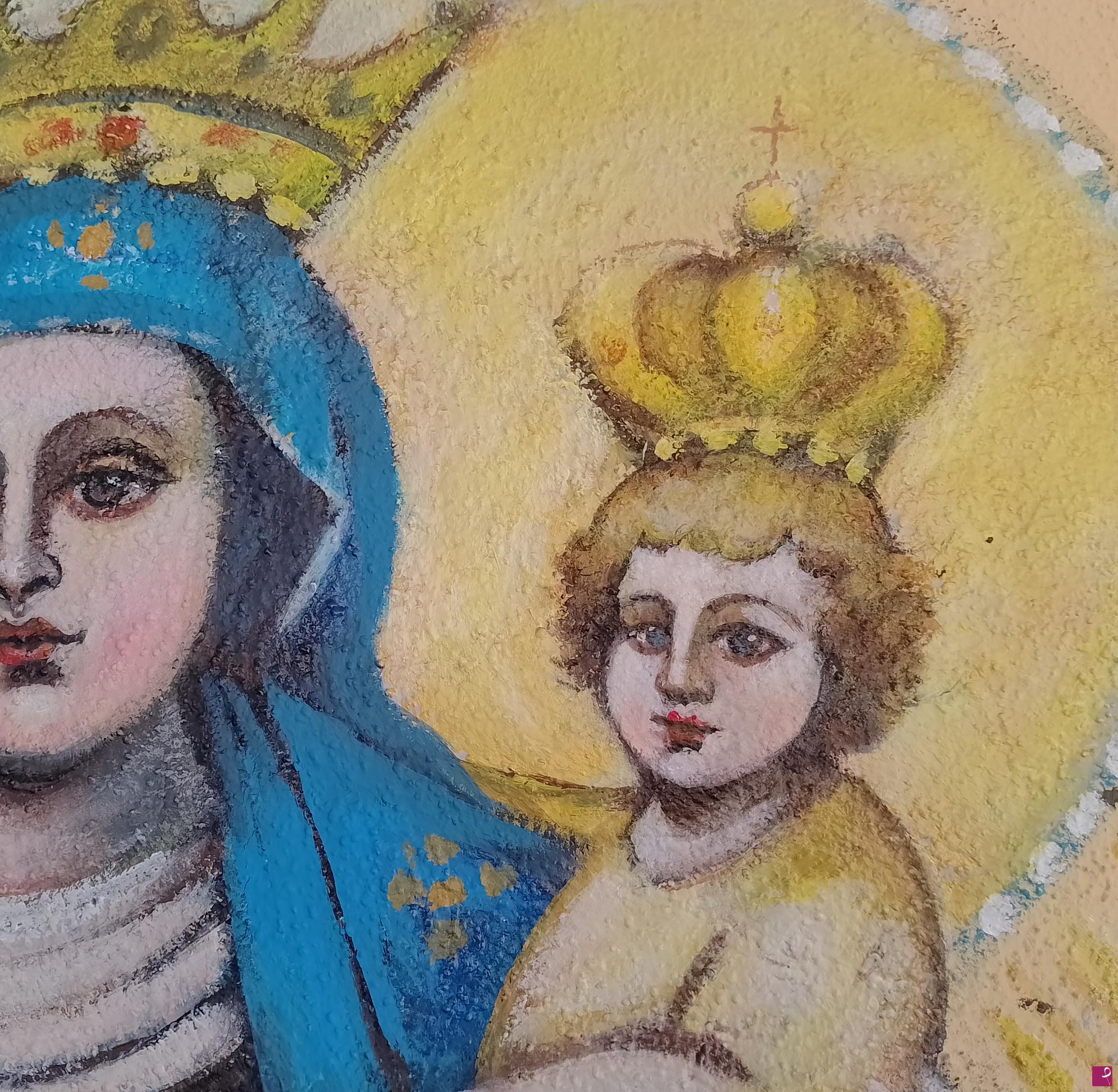 quadri in vendita online - Affresco Madonna Achiropita 