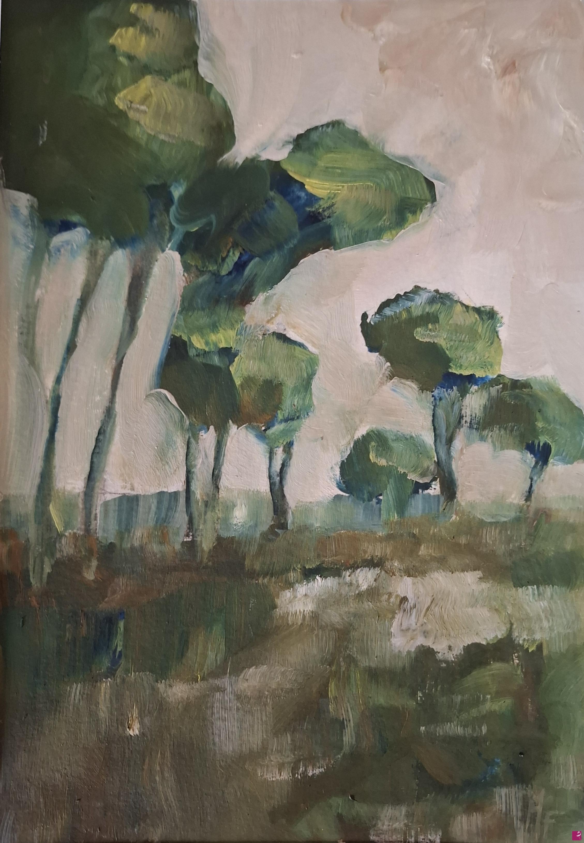 quadri in vendita online - Alberi