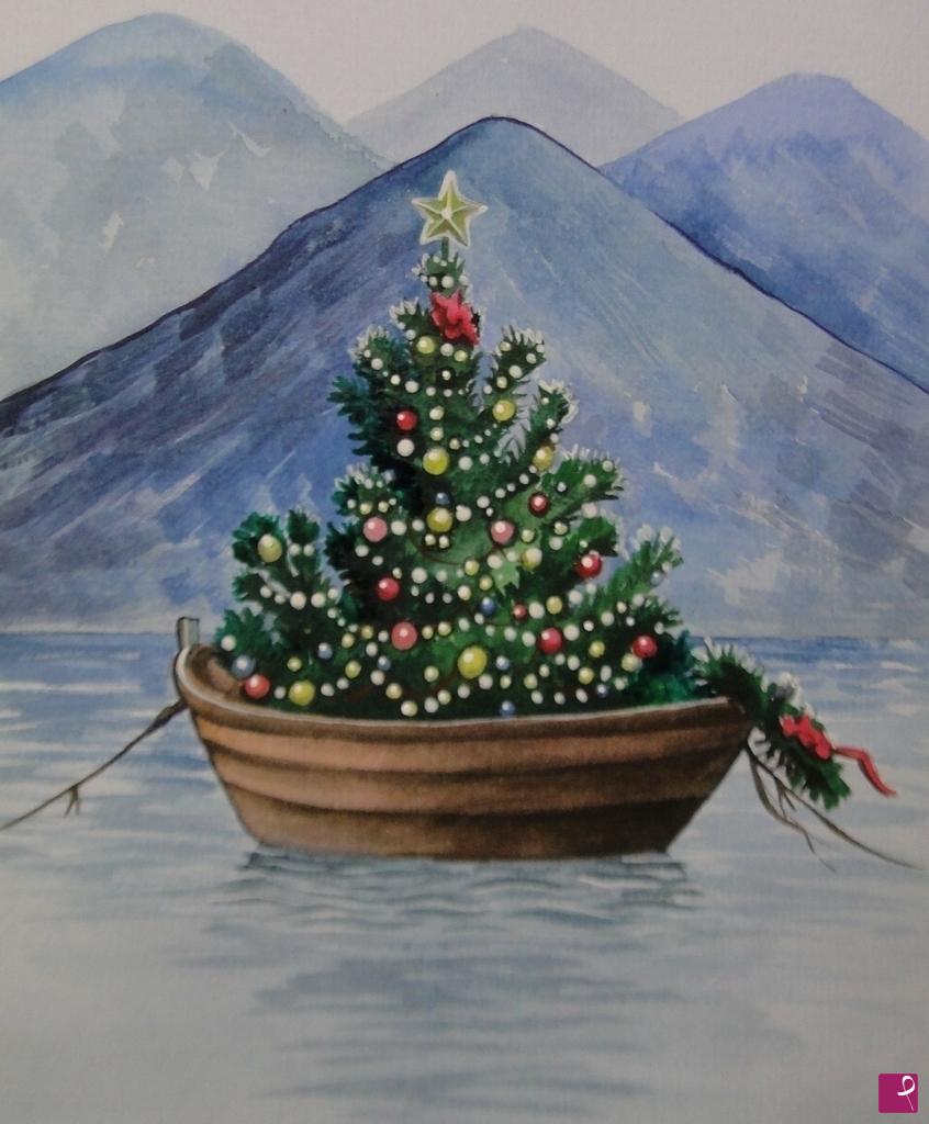 quadri in vendita online - Albero natalizio