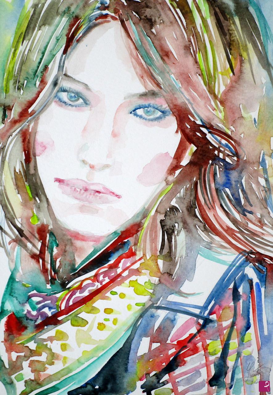 quadri in vendita online - ALL THINGS ARE FADING ( busto di donna )