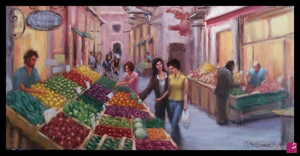 quadri in vendita online - "Alla frutteria"
