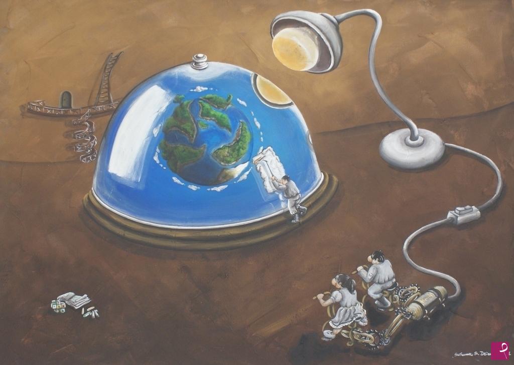 quadri in vendita online - Altra Terra - Energia -