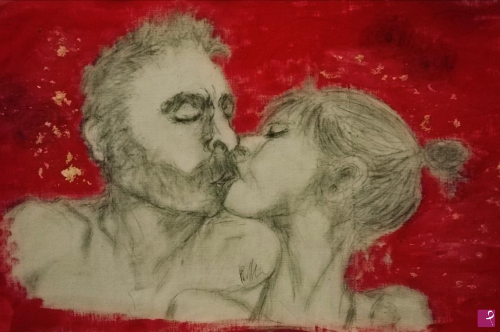 quadri in vendita online - Amore passionale