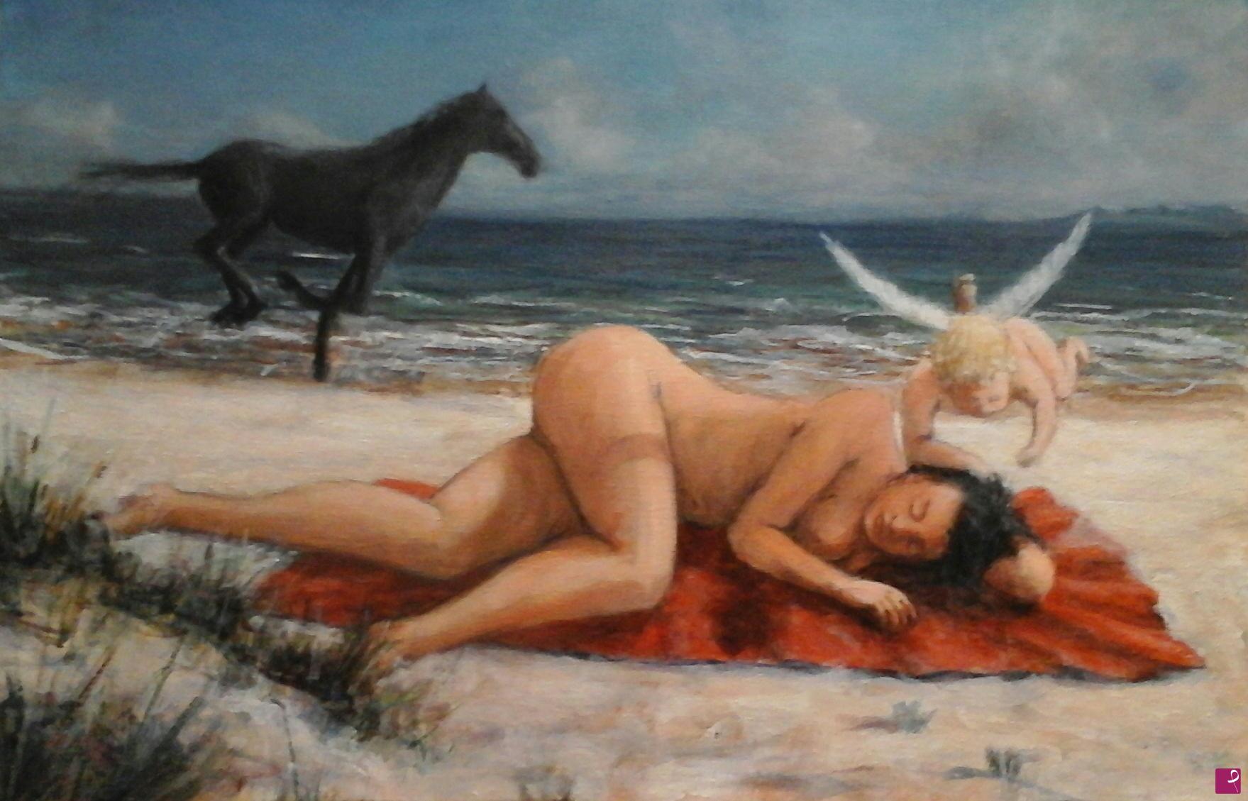 quadri in vendita online - Amore sveglia Venere 