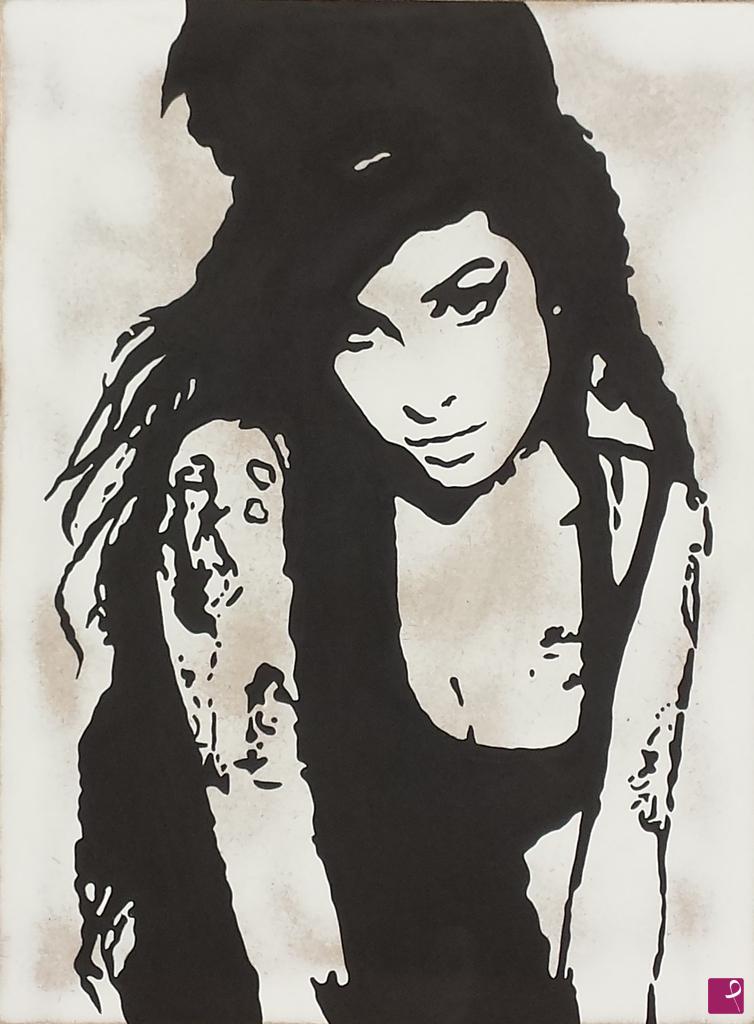 quadri in vendita online - AMY WINEHOUSE - STYLE POP ART