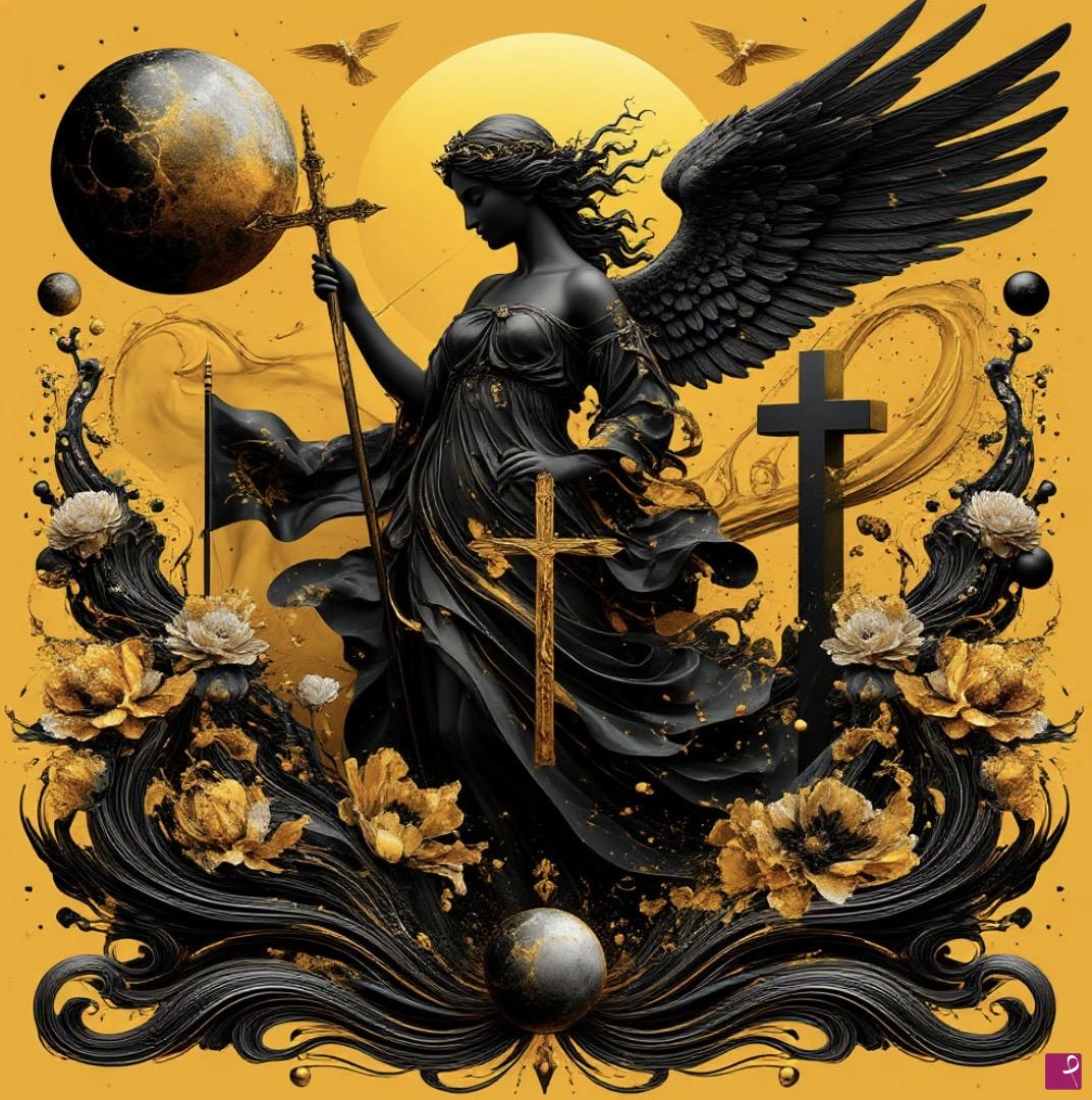 quadri in vendita online - Angel's coat of arms