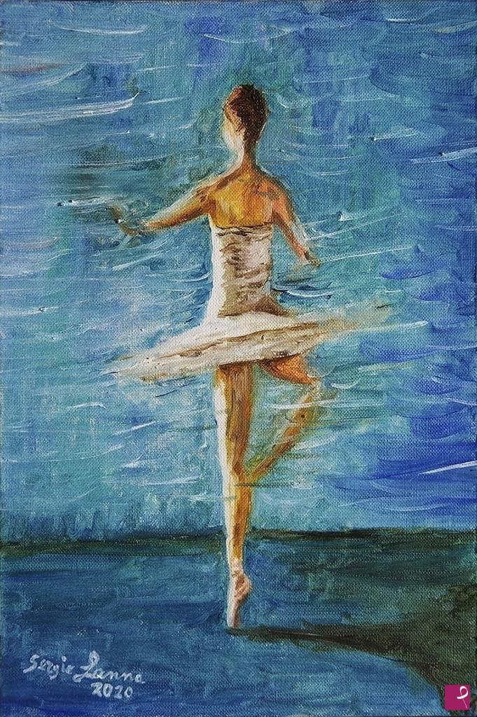 quadri in vendita online - Another tiny dancer