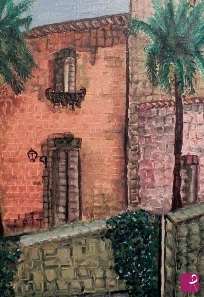 quadri in vendita online - Antica villa siciliana