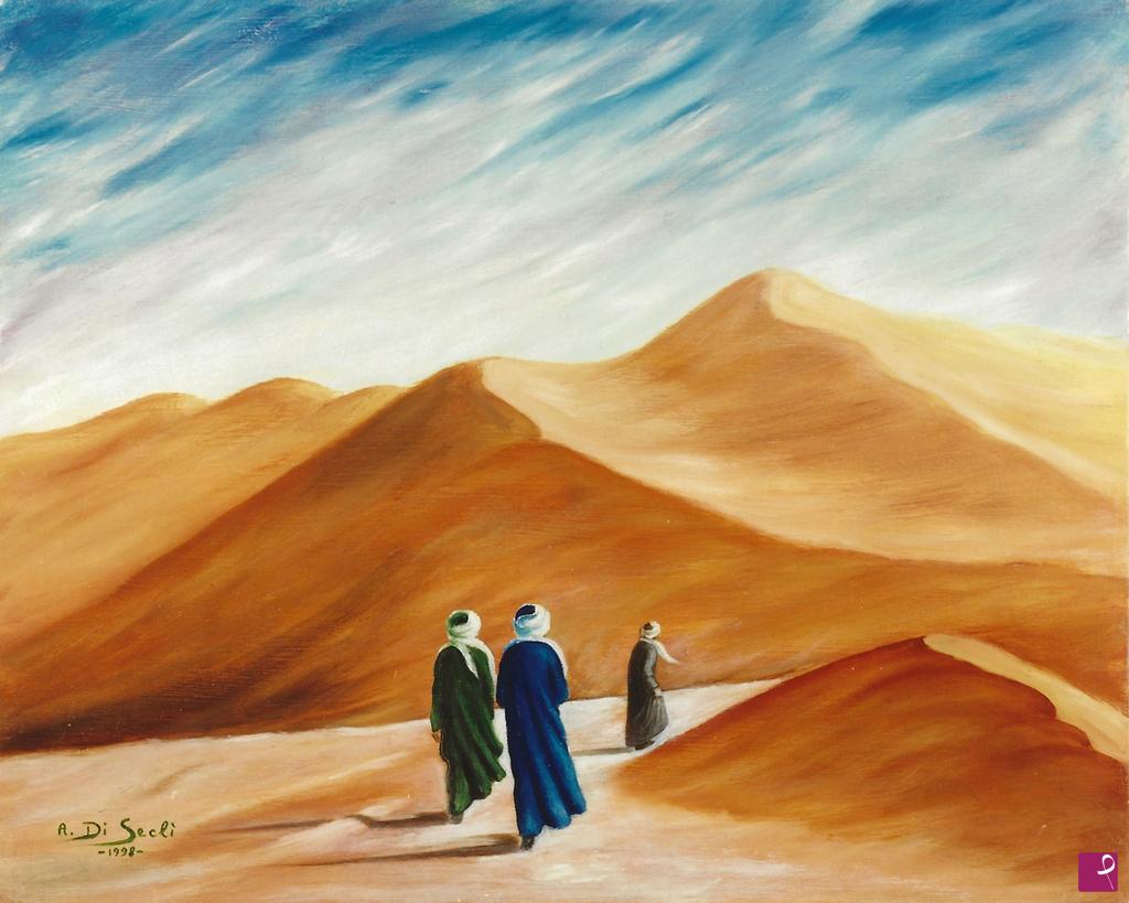 quadri in vendita online - ARABI SULLA VIA DI QUMRAN