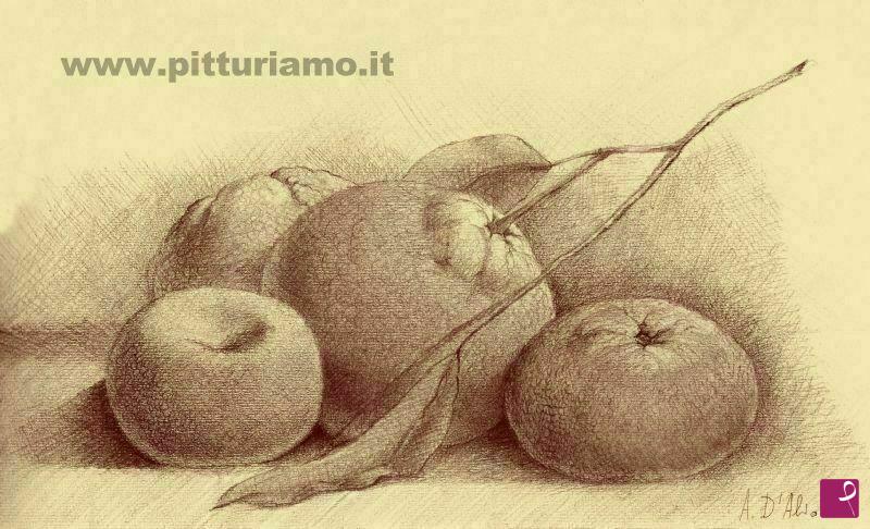 quadri in vendita online - Arance e mandarini