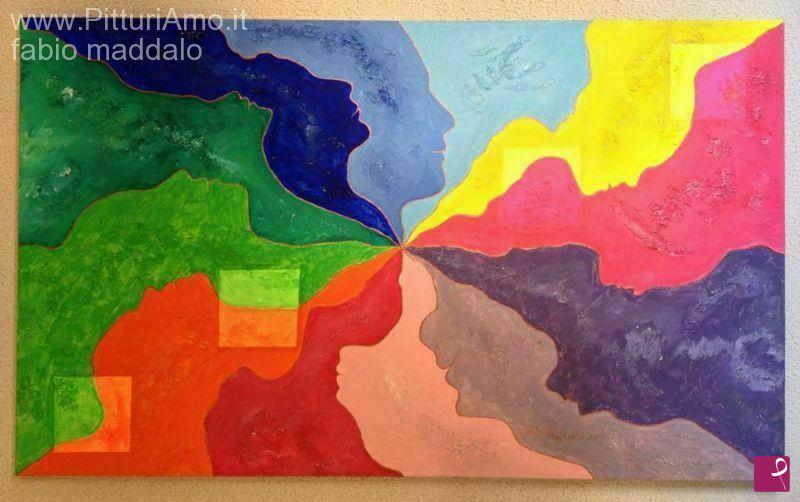 quadri in vendita online - Arcobaleno