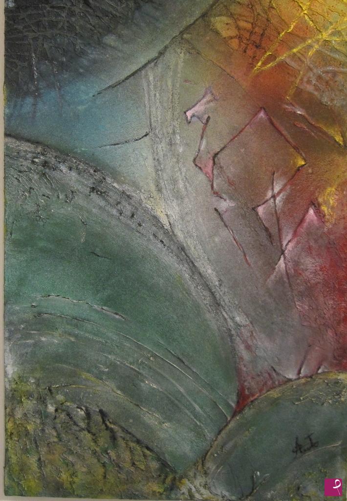 quadri in vendita online - arcobaleno frequenze luce 120x70 olio su tela ----------IMPORTANTE LEGGERE NELLE CRITICHE 