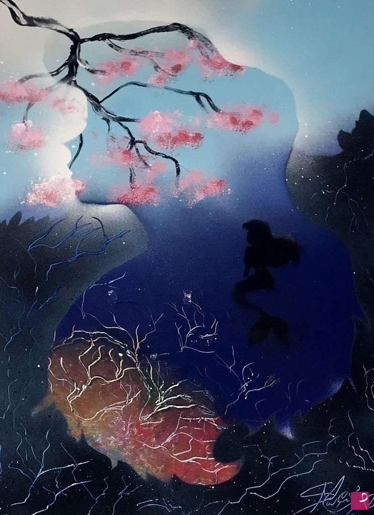 quadri in vendita online - Ariel Spray Paint Art 