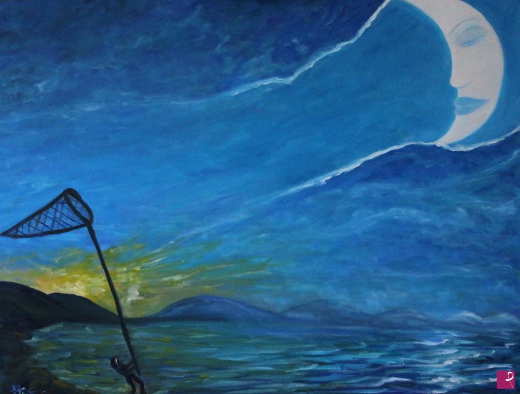 quadri in vendita online - Aspettando la luna.....