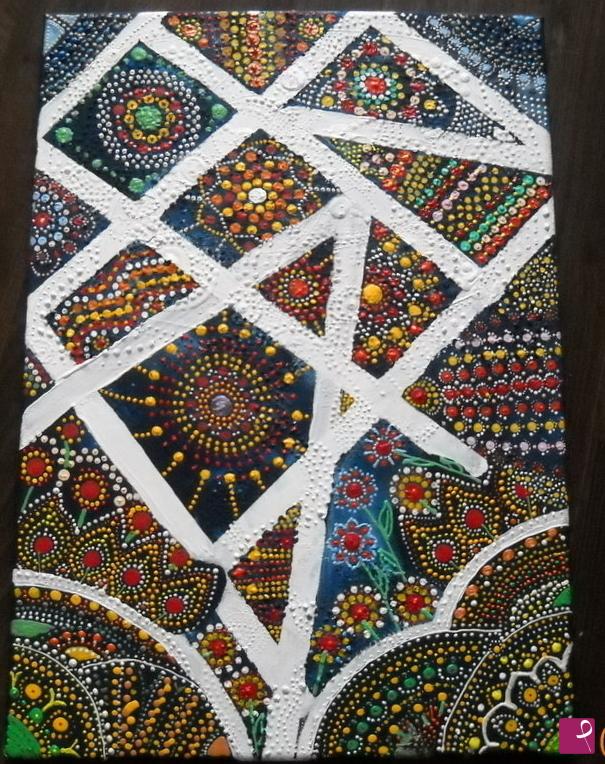 quadri in vendita online - ASTRATTO MANDALA 