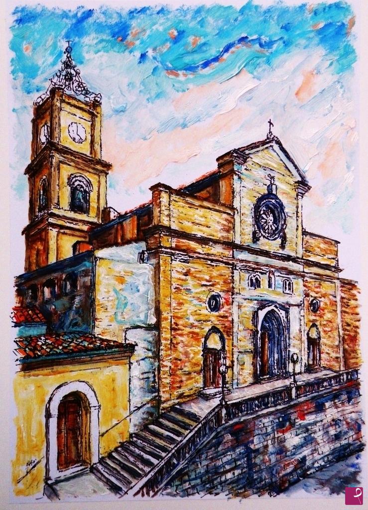 quadri in vendita online - ATESSA- CH - Cattedrale San Leucio