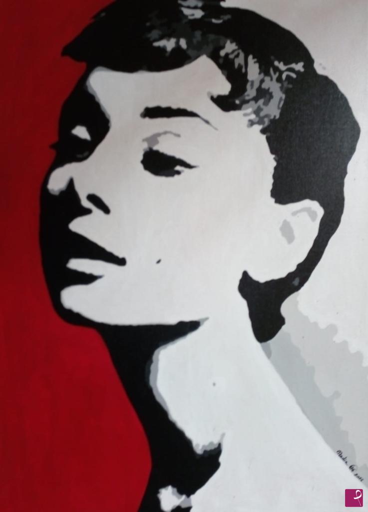 quadri in vendita online - audrey hepburn
