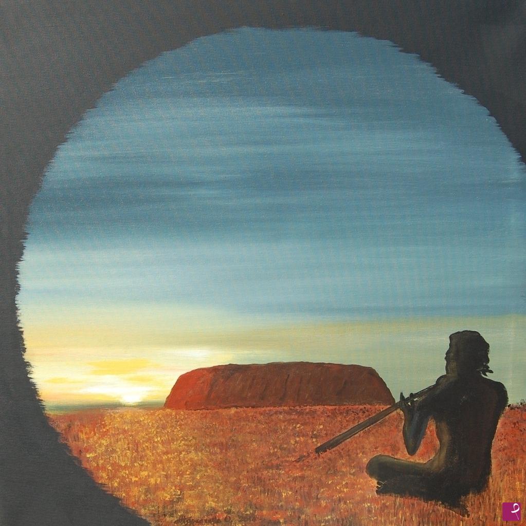 quadri in vendita online - Australia - Monte sacro Uluru