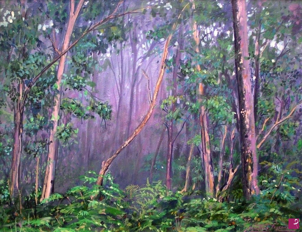 quadri in vendita online - AUSTRALIAN EUCALYPTUS FOREST