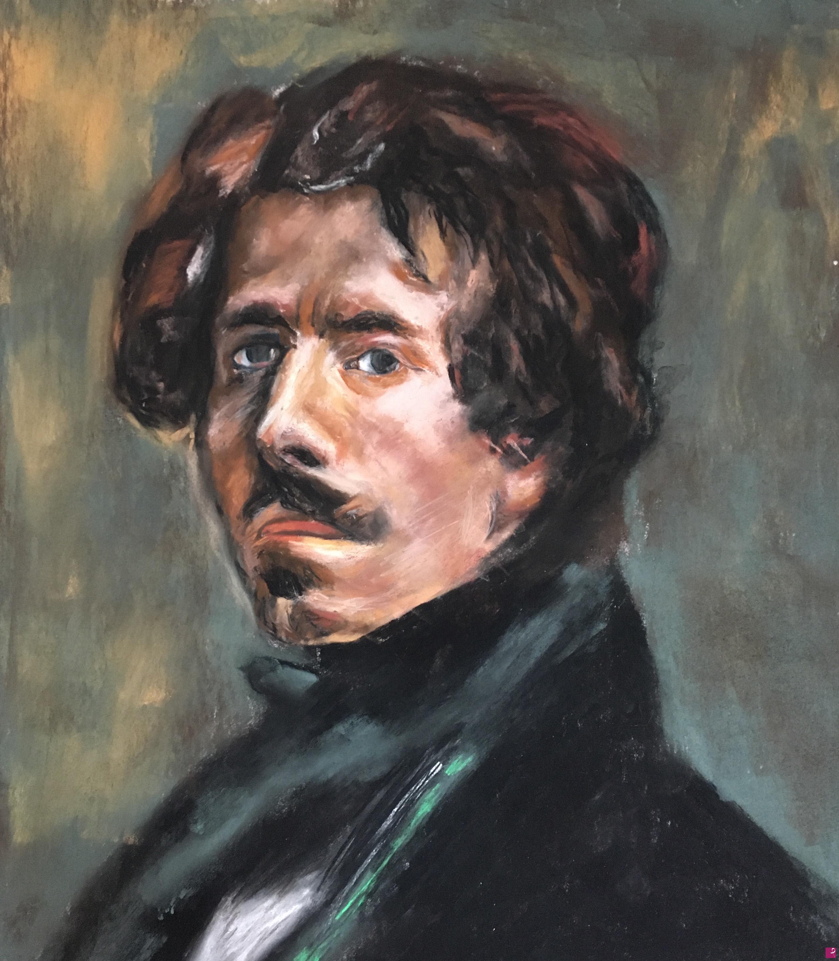 quadri in vendita online - Autoritratto di Delacroix