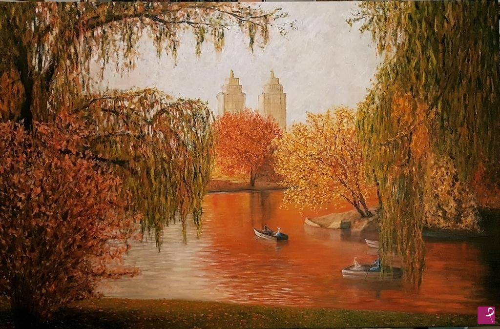 quadri in vendita online - Autumn in New York