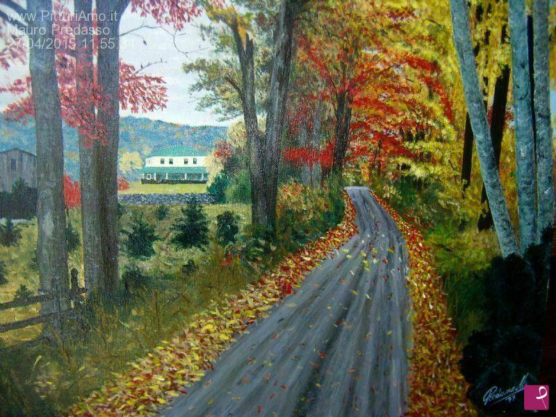 quadri in vendita online - Autunno canadese - www.mauropre.com