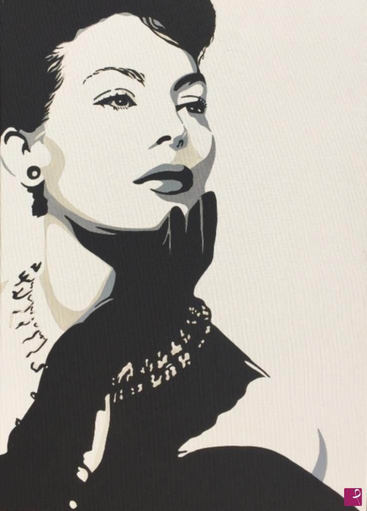 quadri in vendita online - AVA GARDNER - STYLE POP ART