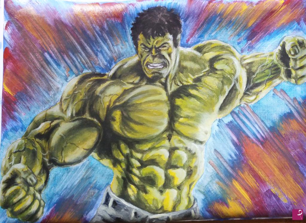 quadri in vendita online - AVENGERS END GAME HULK 