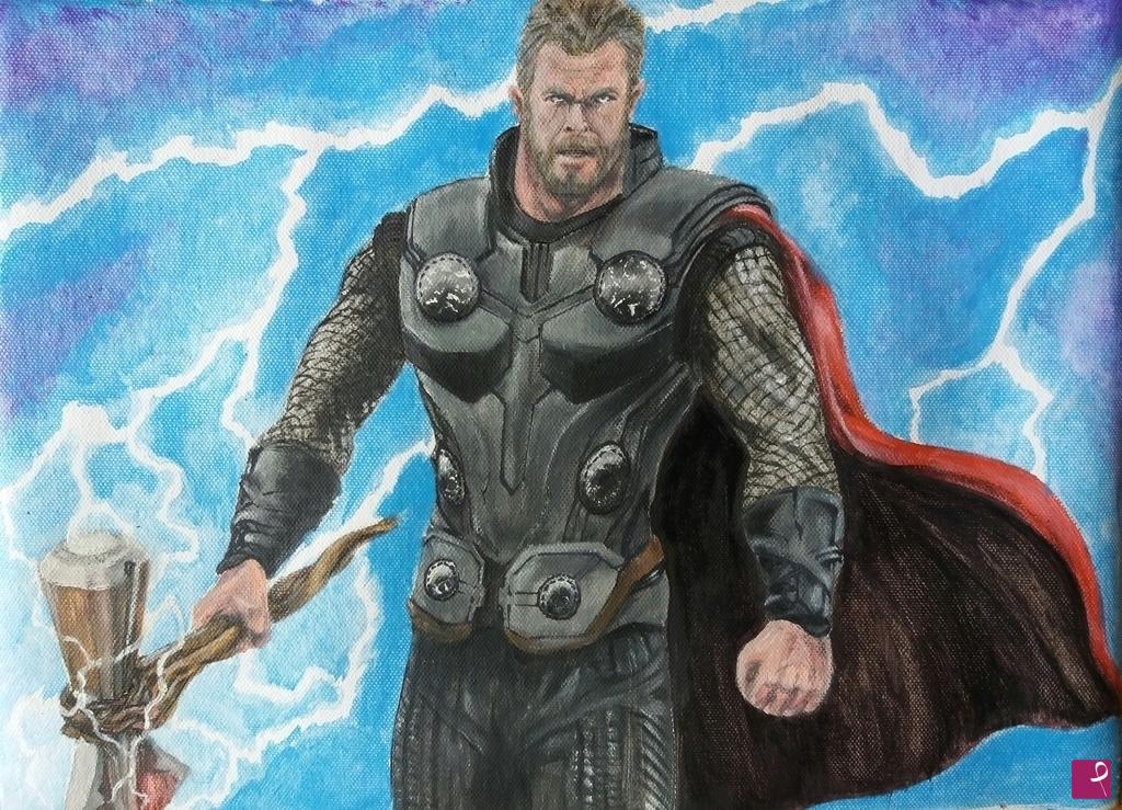 quadri in vendita online - AVENGERS END GAME THOR