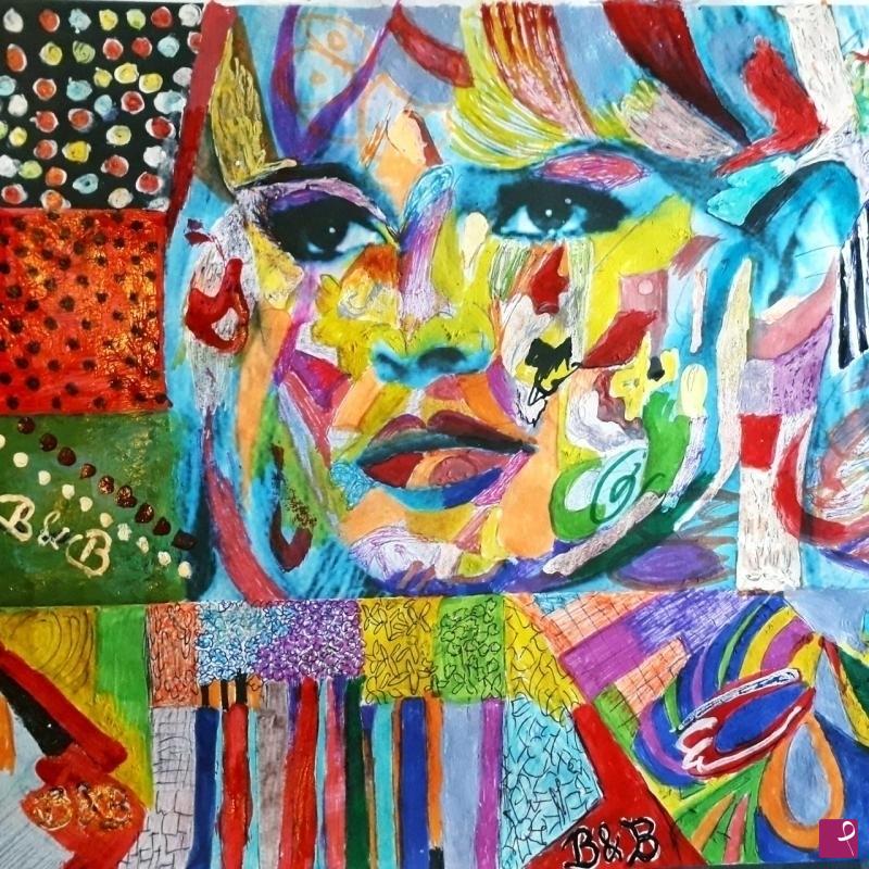 quadri in vendita online - B & B ULTRA TALENTED  PORTRAIT