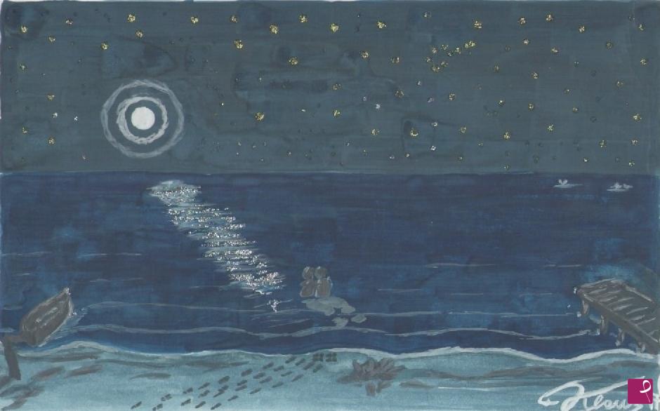 quadri in vendita online - Bagno di Luna (2)