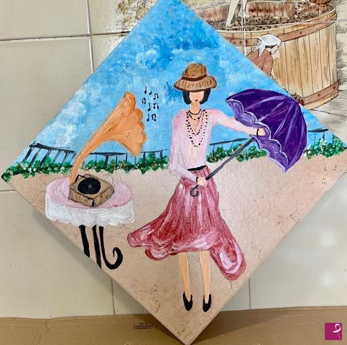 quadri in vendita online - Ballerina di charleston