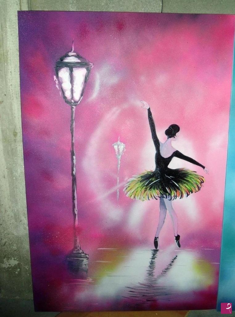 quadri in vendita online - Ballerina Giorno