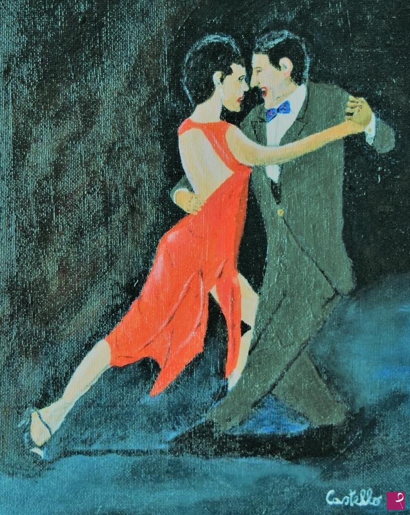 quadri in vendita online - ballerini di tango